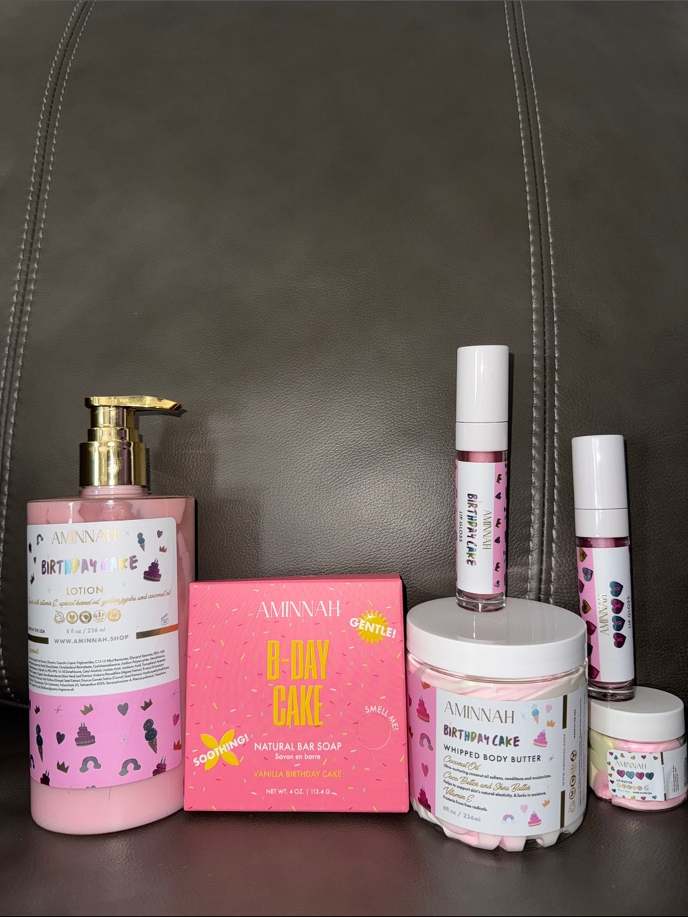 AMMANAH Birthday Cake Pink Bath & Body Set bundle !! 🎂